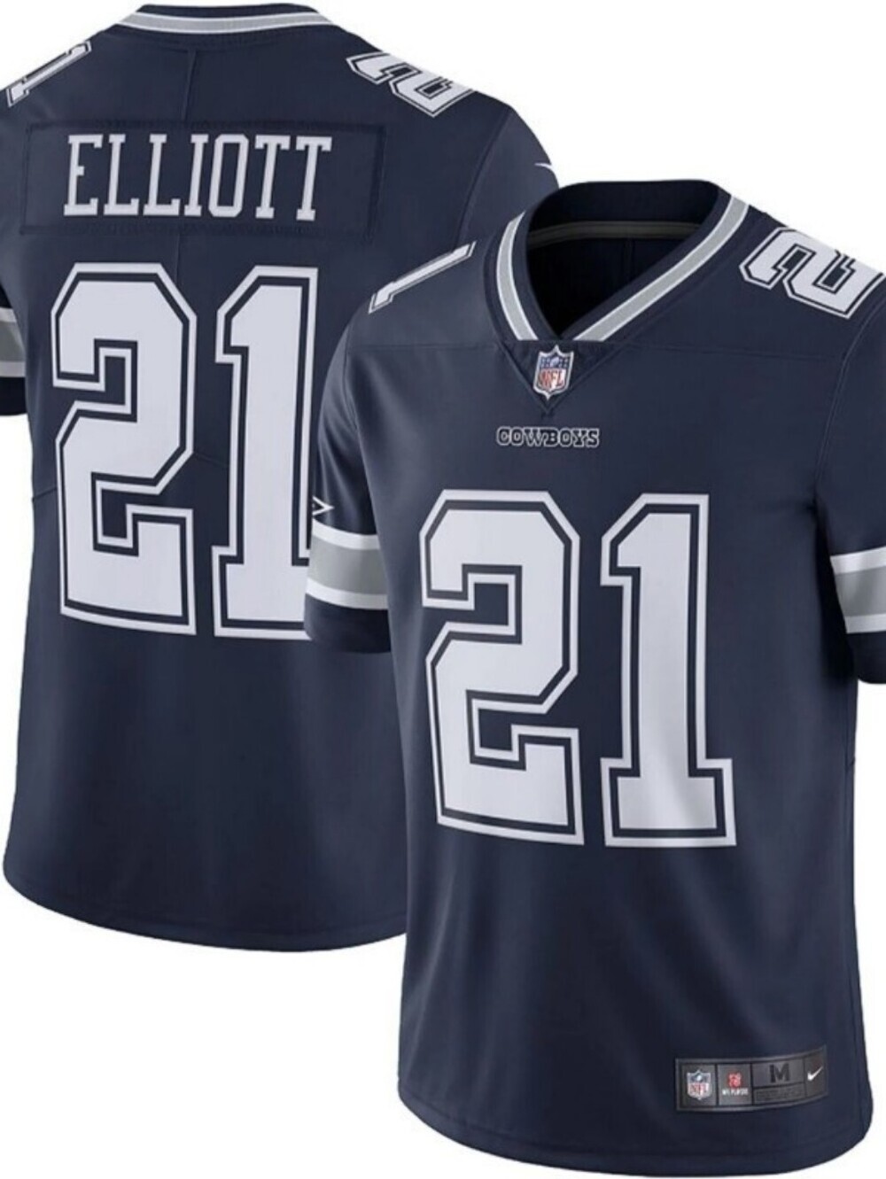 Nike Dallas Cowboys Alternate Vapor Limited Jersey Mens M Ezekiel Elliot Navy